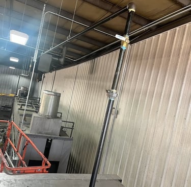 Helped inspect and repair gas pipe at a business in Portage, WI.