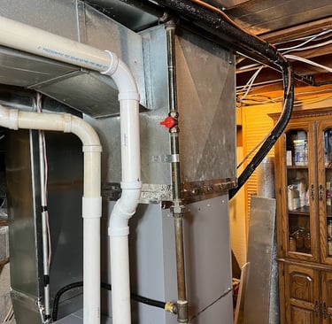 Furnace replaced in New Berlin, WI helps heat this whole house better and reduce energy bills.