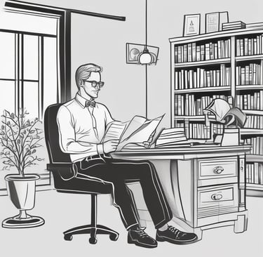 woman standing on bookstore