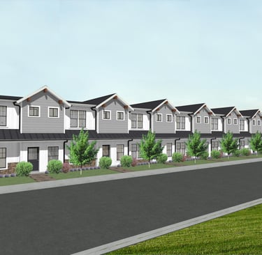 rendering of multi-family townhouse project