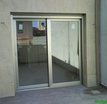Balconera corredera de aluminio RPT