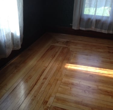 Refinished hardwood floors