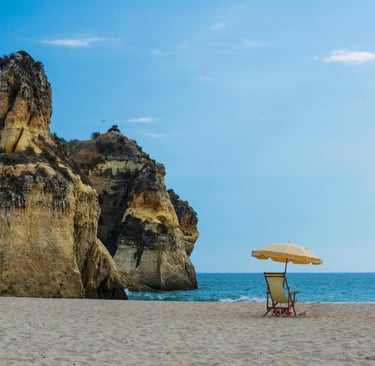 Wo sind die schönsten Felsen an der Algarve 