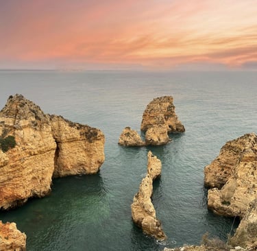 Wo sind die schönsten Felsen an der Algarve
