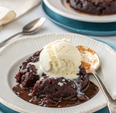 brownie dessert on a plate