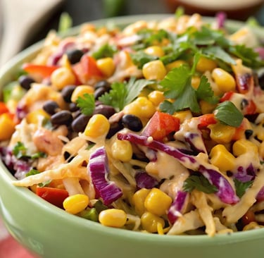 mexican coleslaw in a bowl