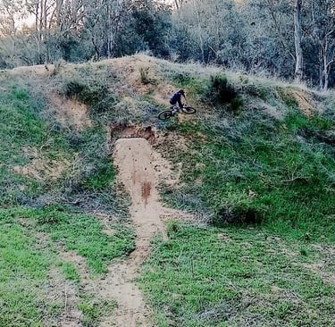 spotting your landing on hip jumps