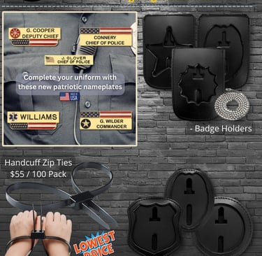 Agent Gear - Bail Enforcement Agent Badges - Process Server - Fugitive Recovery Badges