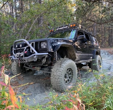 Jeep Cherokee XJ Off Roading