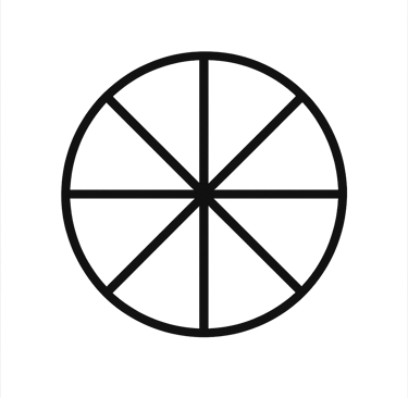 Roue chamanique, symbole d’énergie, transformation et spiritualité