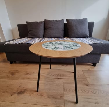 Chambres à louer et appartement à louer près de Longwy, Longuyon et Virton, Luxembourg et Belgique. Ici la chambre A.