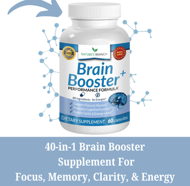 Brain Booster supplement ad