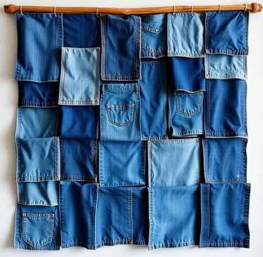 Denim Wall Art