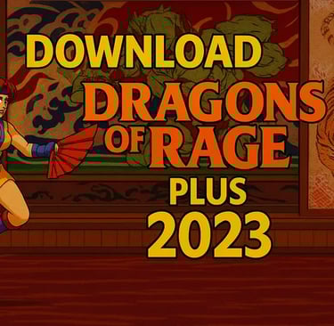 dragon of rage openbor, game poster