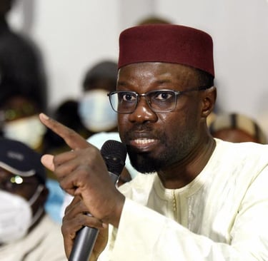 Le Premier Ministre sénégalais, Ousmane Sonko