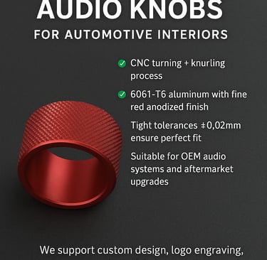 machining car knob