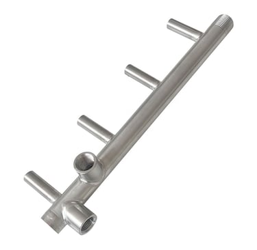 stainless steel machining assembly hydraulic manifold