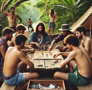 Jogos ao ar livre.