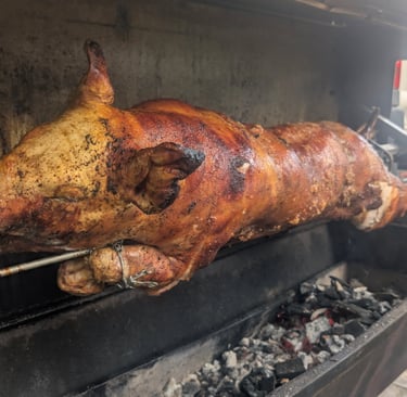Cochon de lait rôtisserie