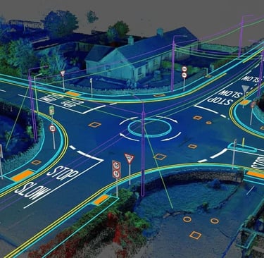 Rilievo laser scanner su vasta area per pianificazione urbanistica