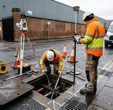 Carta topografica dei servizi a terra rilevata con GNSS GPS