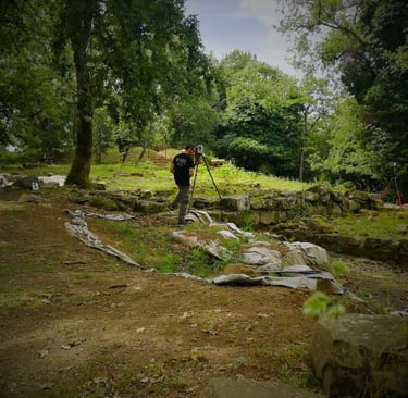 Rilievo Laser scanner di scavo archeologico etrusco