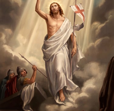 Jesús resucitado imagen en la Página de voces de amor y vida