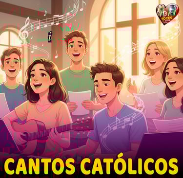 Cantos catolicos en el sitio web voces de amor y vida