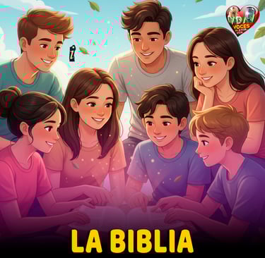 Jovenes leyendo la biblia