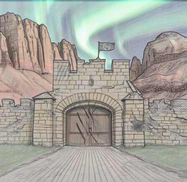 Front of Helsgaard Keep