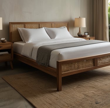 Japandi Bedroom interior