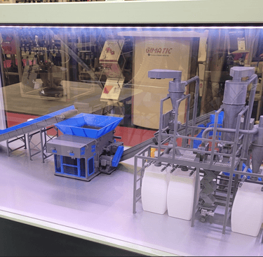 maquette d'exposition salon industriel