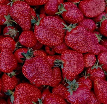 Fresas naturales - Ingredientes para Cubitos Ice Cream