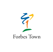 a logo for forbess town