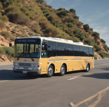A close-up of a golf club positioned next to a golf ball on a tee. The focus is on the club head and the ball, with blurred legs wearing white shoes in the background.