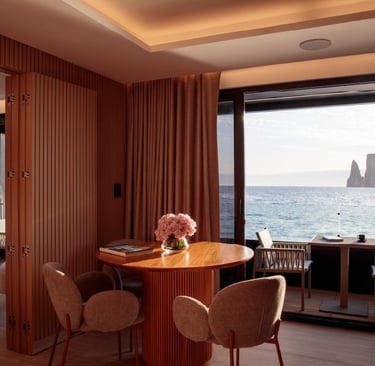 Interior suite on a luxury Galapagos yacht