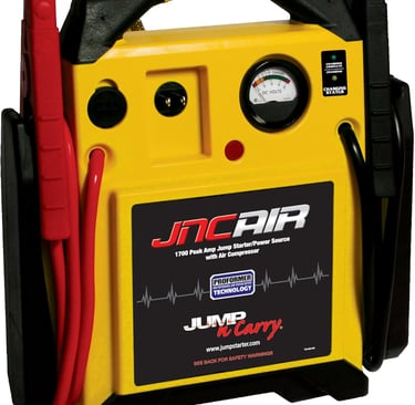  Clore Automotive Jump-N-Carry JNCAIR 1700 Peak Amp Jump Starter with Air Compressor