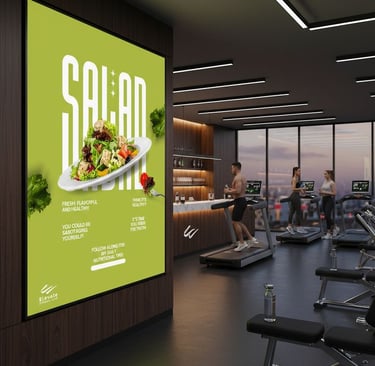  Interactive LED kiosk display solution retail hospitality Qatar best digital marketing agency qatar