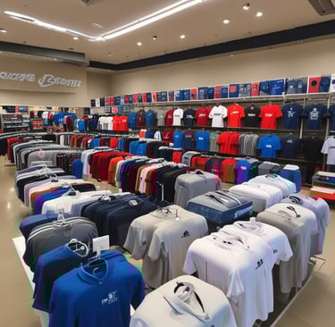 Close-up of high-quality fabric used in sporty apparel.