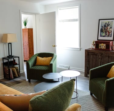 Interior photograph of LFM Ministry House