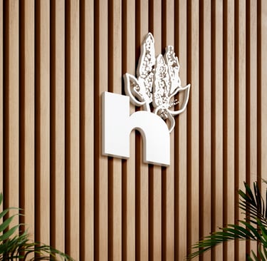 Hyssop concept - brandmark logo mockup
