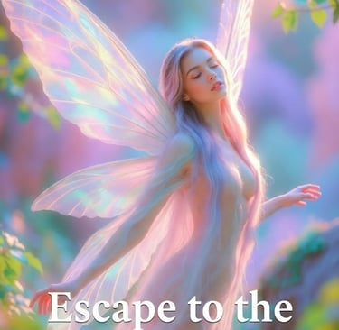 Escape to the Faeriworlds book cover, available at Amazon Kindle Unlimited (KU) and Printed Editions