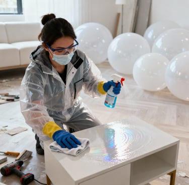 Nettoyage après travaux