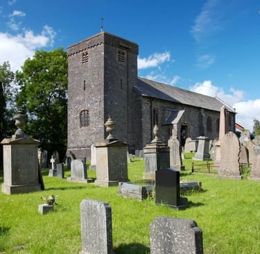 St Cadmarch's Church. Llangammarch Wells