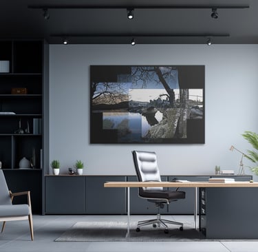 A mockup of a joiner in an office