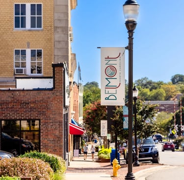 Main street downtown Belmont