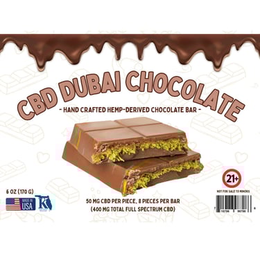 hemp derived cbd dubai chocolate bar