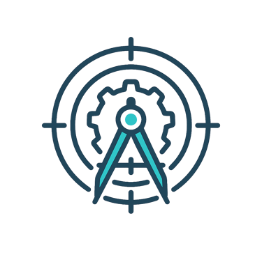 Ícone de alvo representando excelência técnica e eficiência em engenharia de climatização.