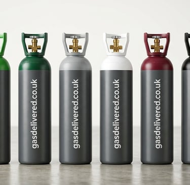 Gasdelivered range of gasses