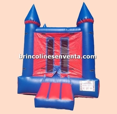 10x10 brincolin para fiestas azul rojo en venta